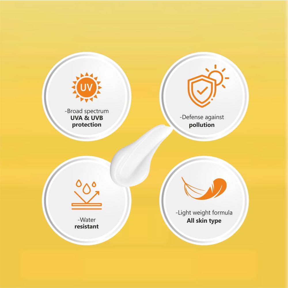 Sunshield Sunscreen SPF 50 PA+++ Bath 'N' Joy
