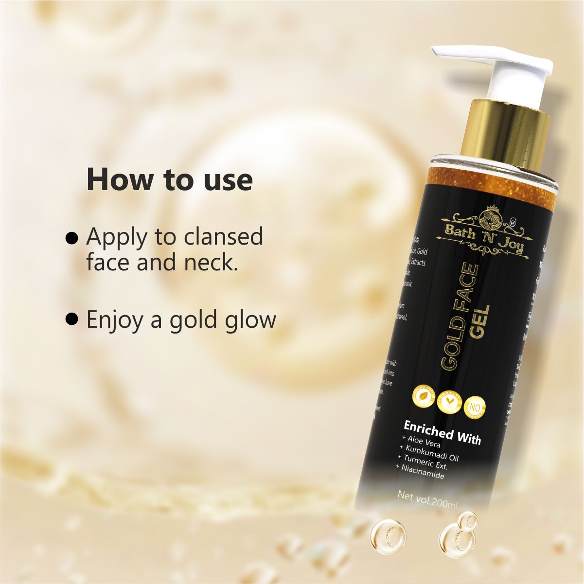 Gold Face Gel