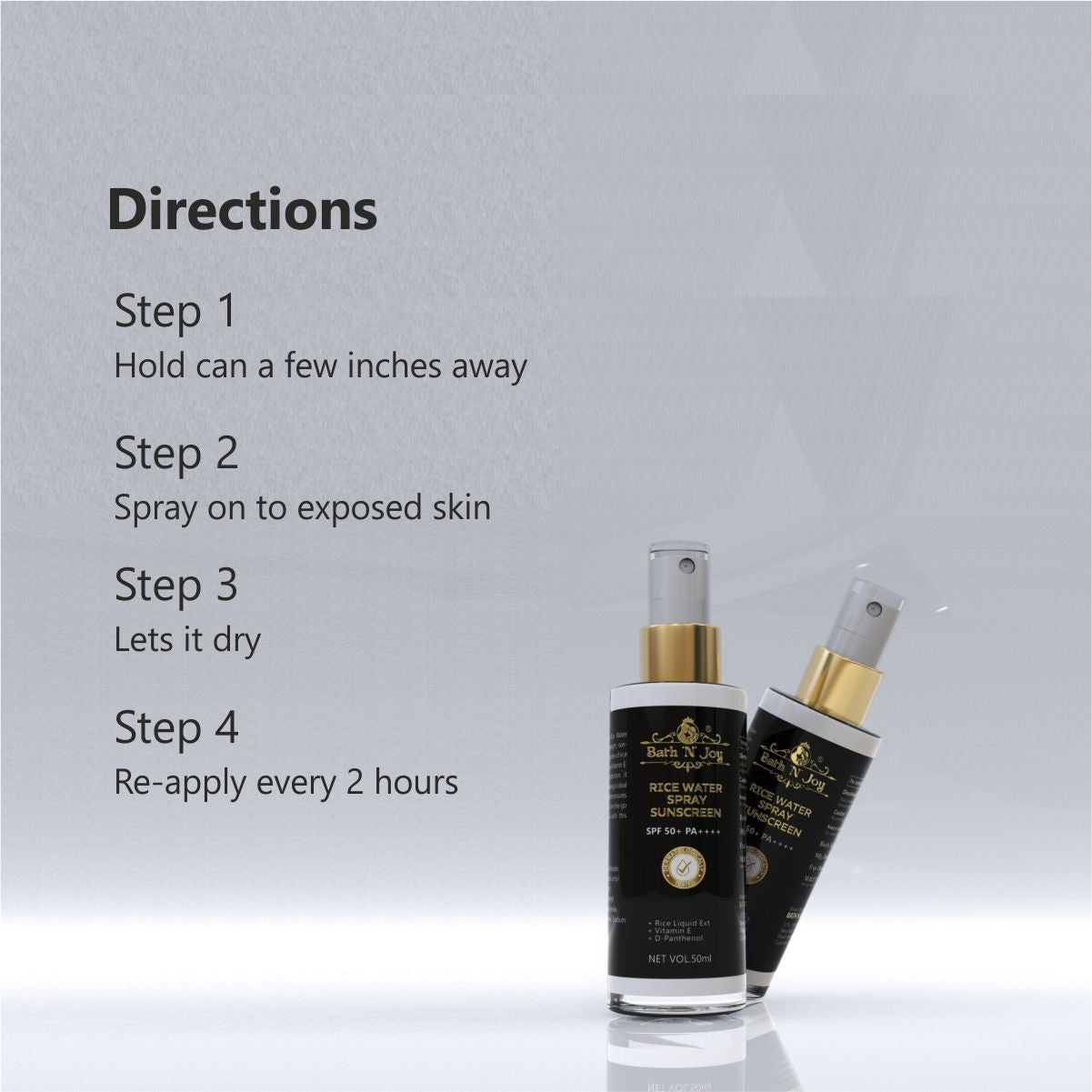 Sunscreen Rice Water Spray SPF 50 PA+++