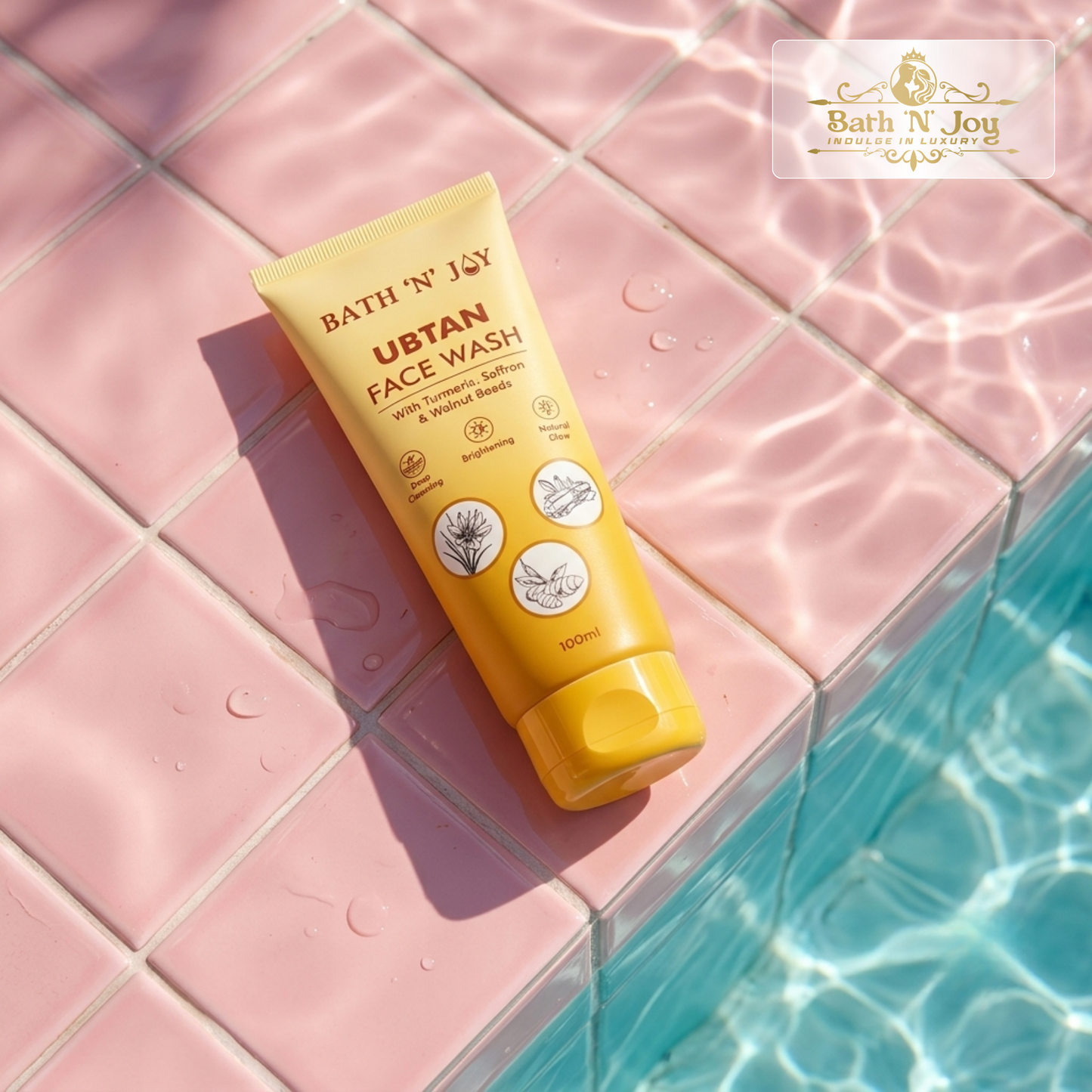 Bath 'N' Joy – Ubtan Face Wash | Deep Cleansing, Brightening & Natural Glow
