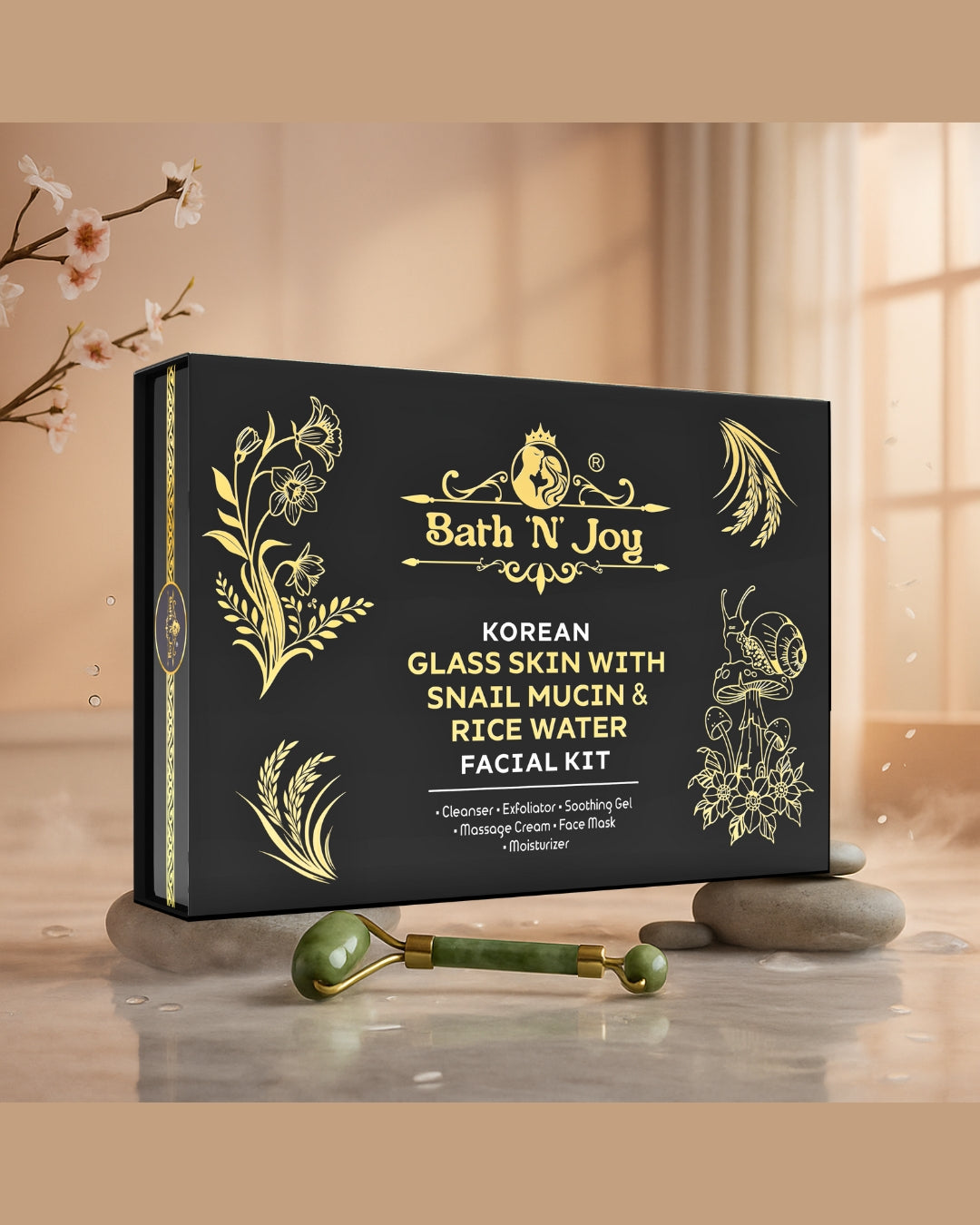 Facial Kit - Korean Glass Skin with Snail Mucin & Rice Water
