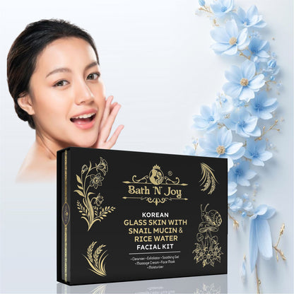 Facial Kit - Korean Glass Skin with Snail Mucin & Rice Water