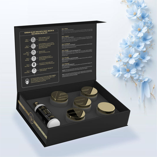 Facial Kit - Korean Glass Skin with Snail Mucin & Rice Water